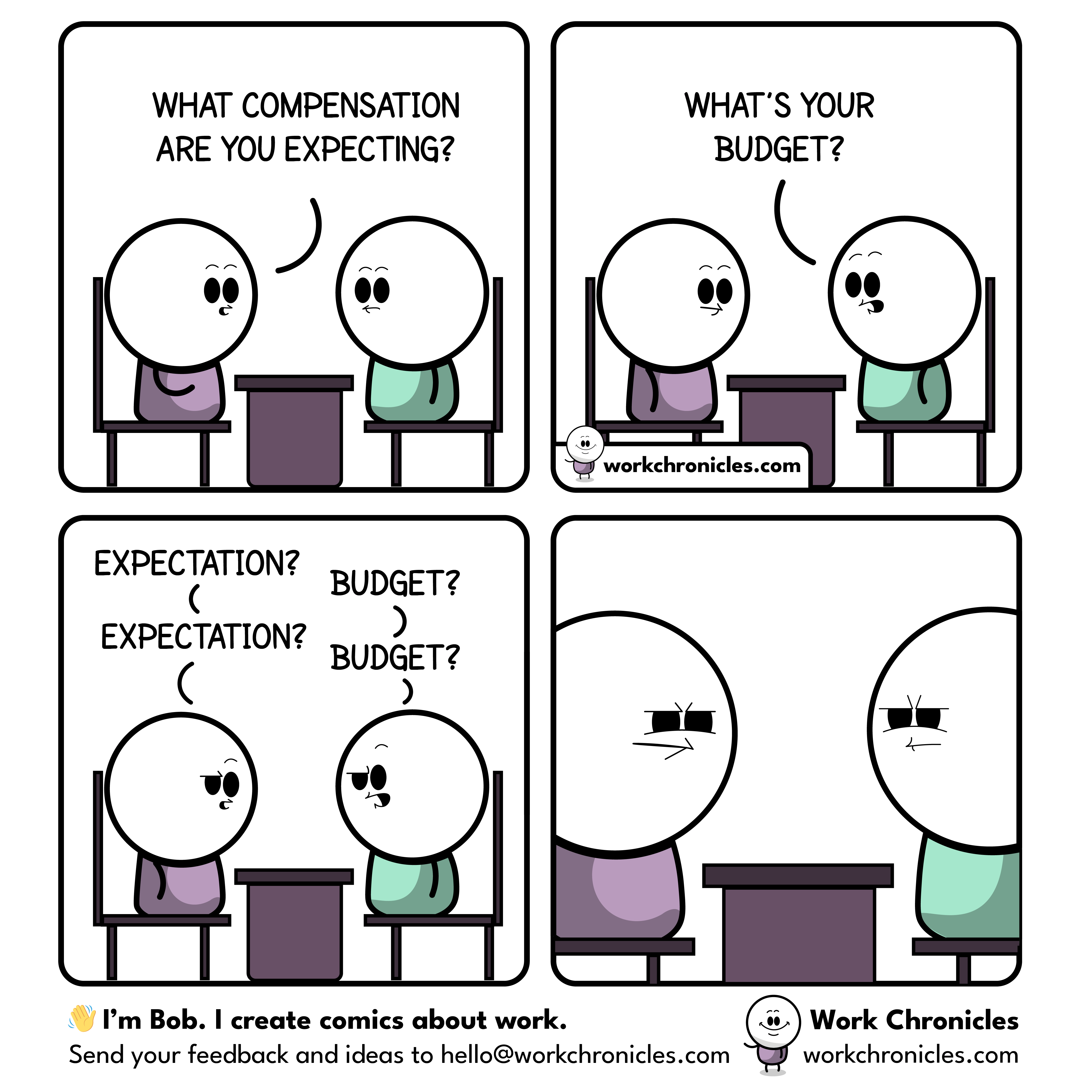 Comic about negotiation standoff